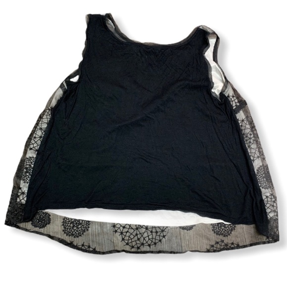 SIMPLY VERA VERA WANG BLACK SLEEVELESS TOP SIZE 0X - Picture 2 of 5